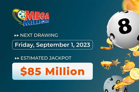 Mega Millions numbers 9/1/23: Drawing results for $85M lottery jackpot.